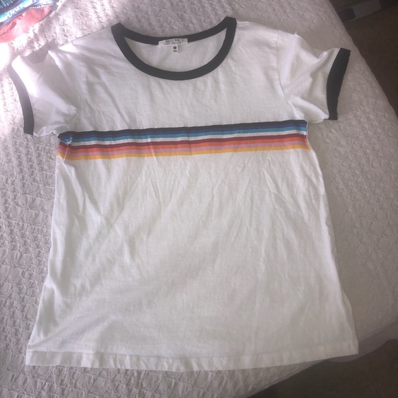 ring tee shirt with multicolored stripes - Picture 1 of 1